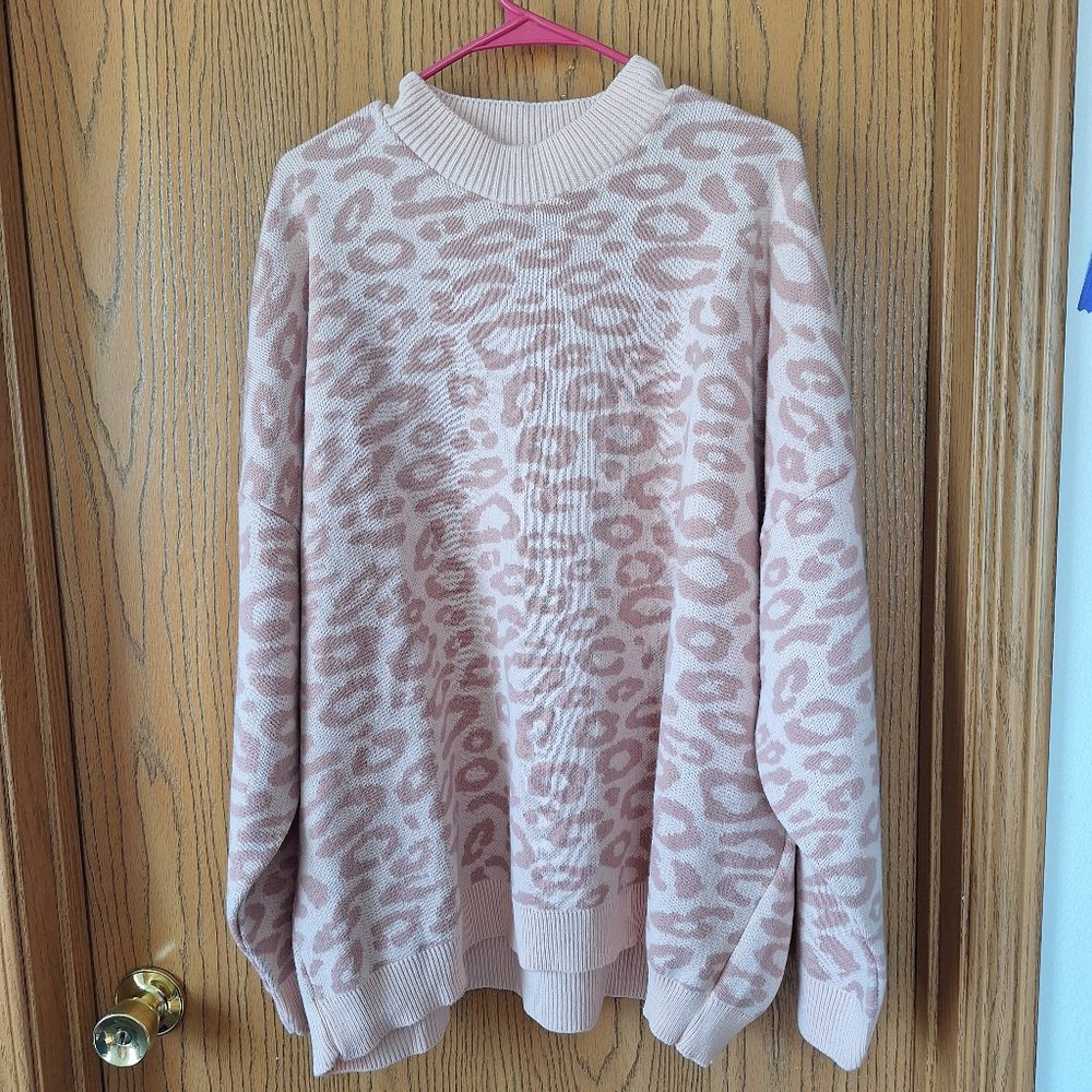 Plus Cheetah Sweater